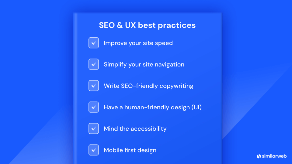 UX and SEO best practices