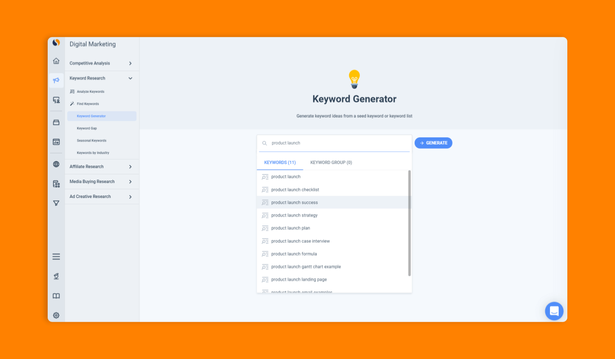 Keyword Research - Similarweb