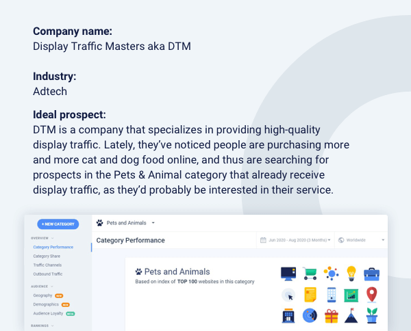 Generating leads through the display advertisers filter