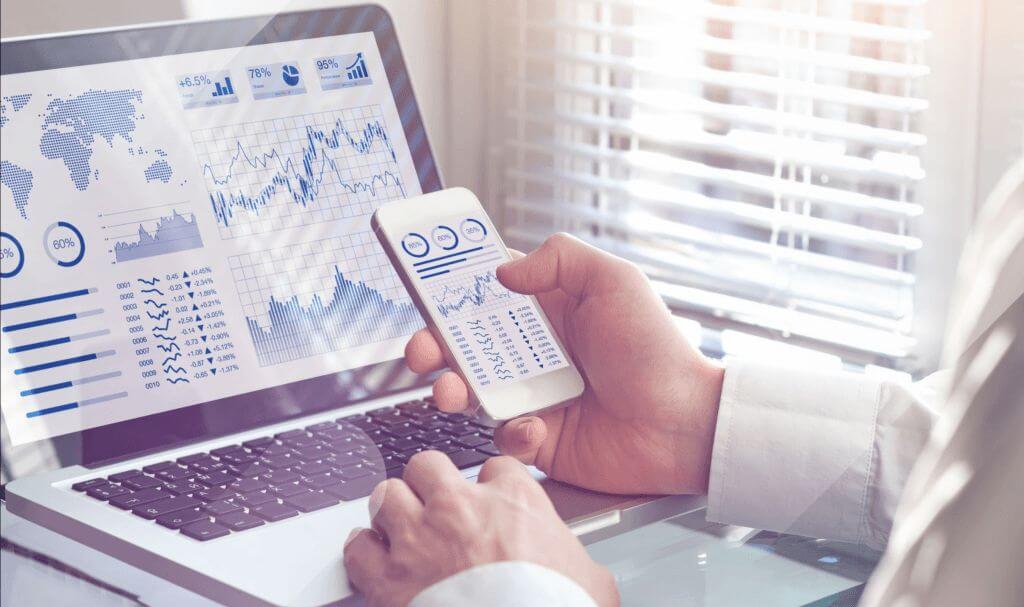 Digital marketing metrics header