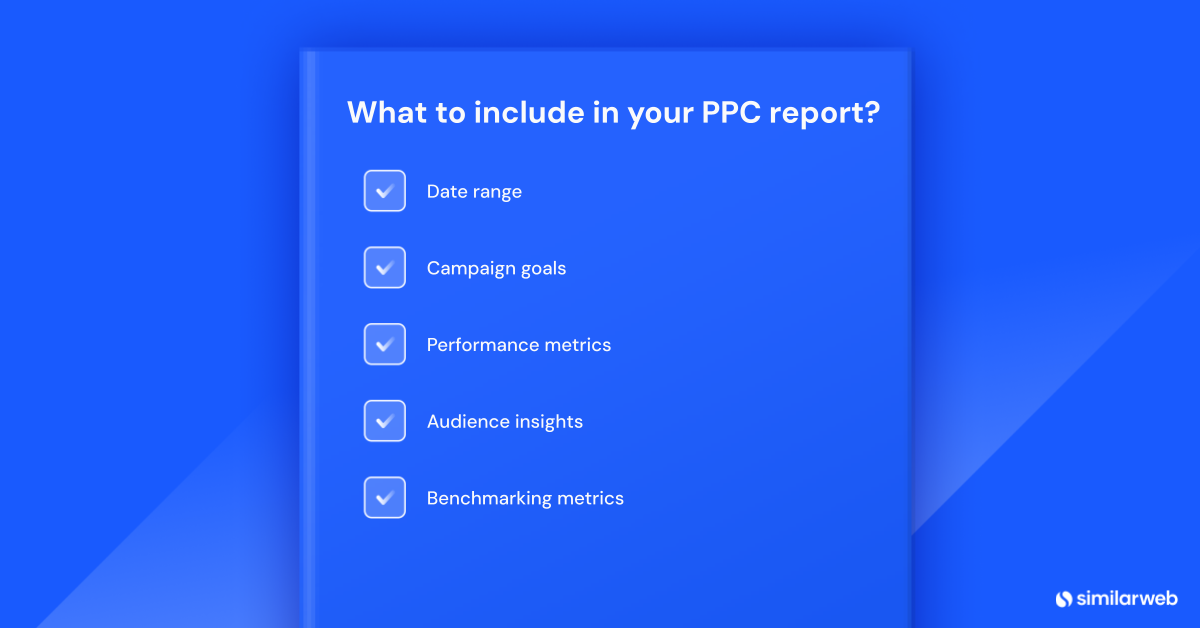 What to include in your PPC report?