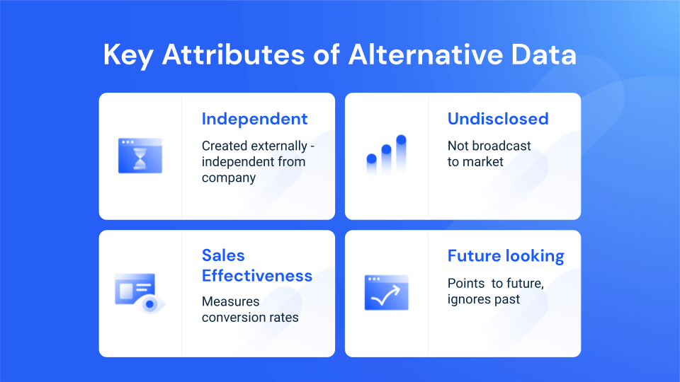 key attributes of alternative data