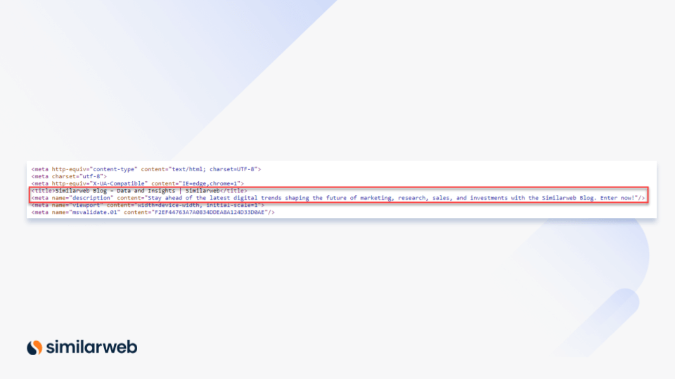 What are meta tags and how do they work with SERP?