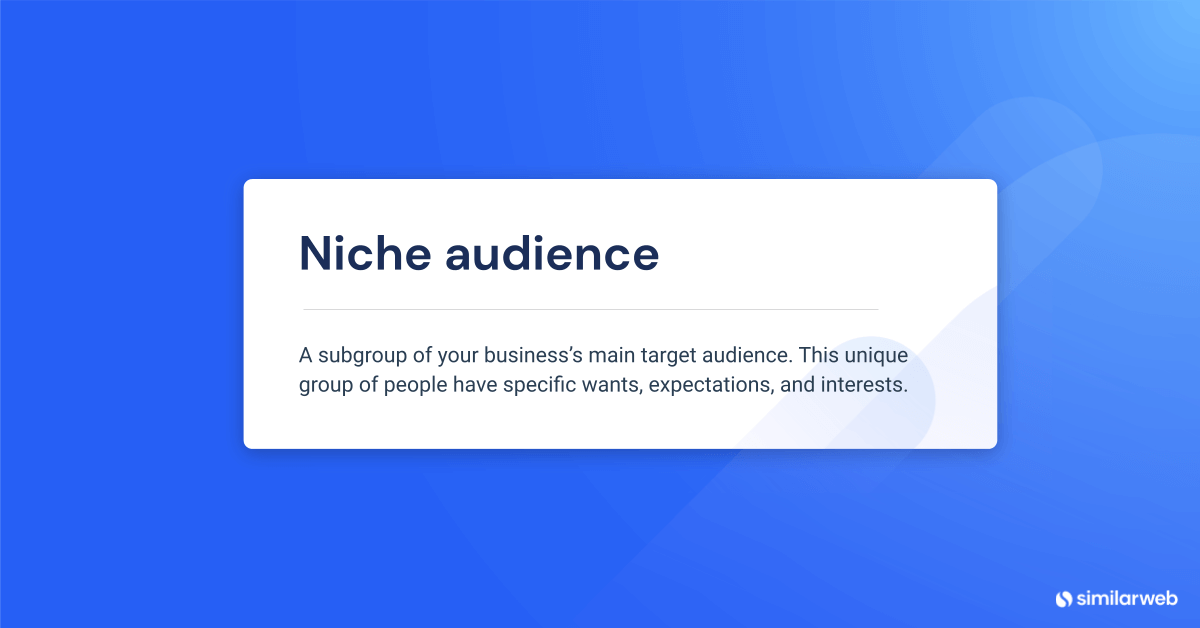 definition of niche audience analysis 
