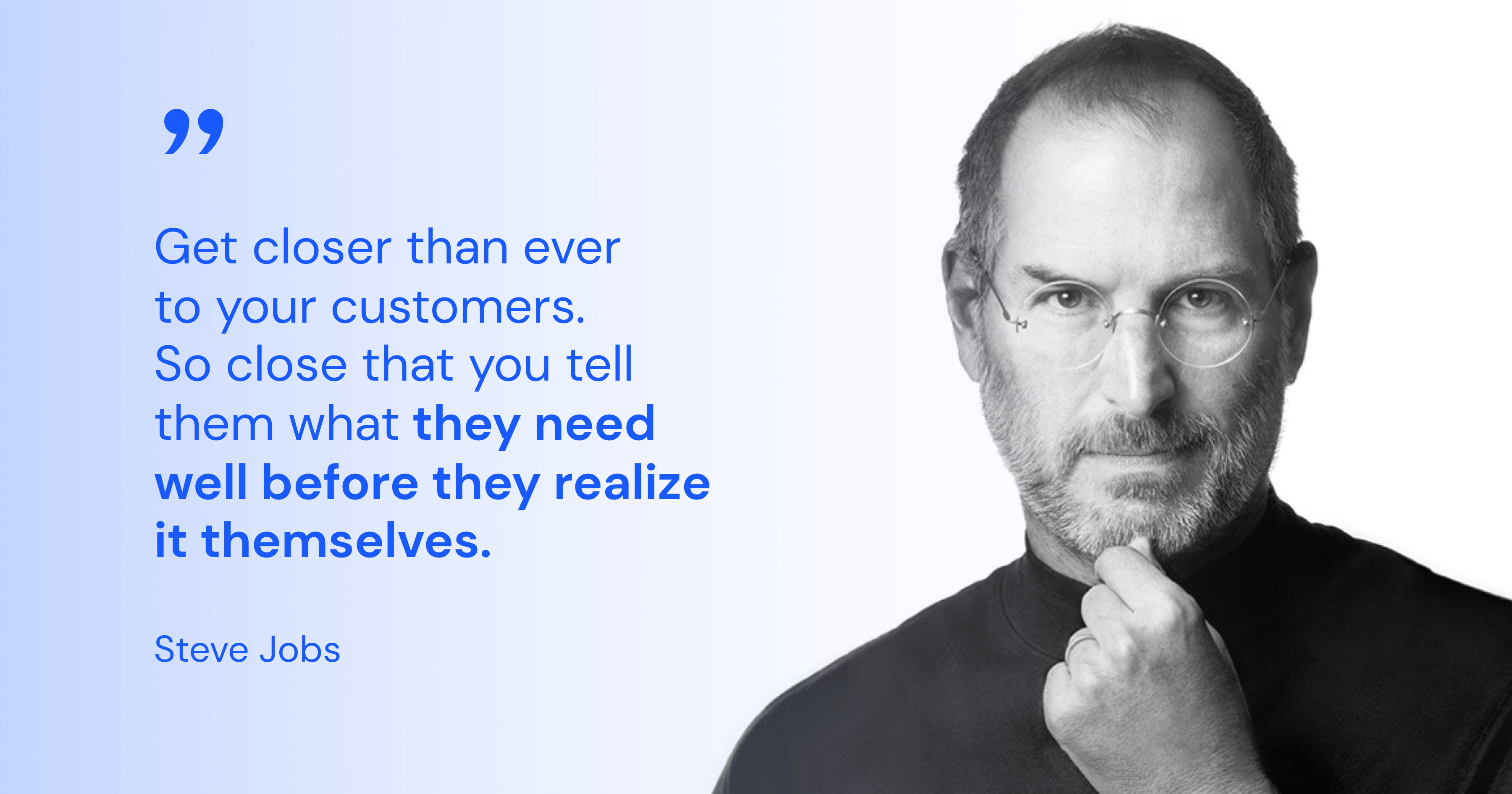 Inspirational quote about customer insights
