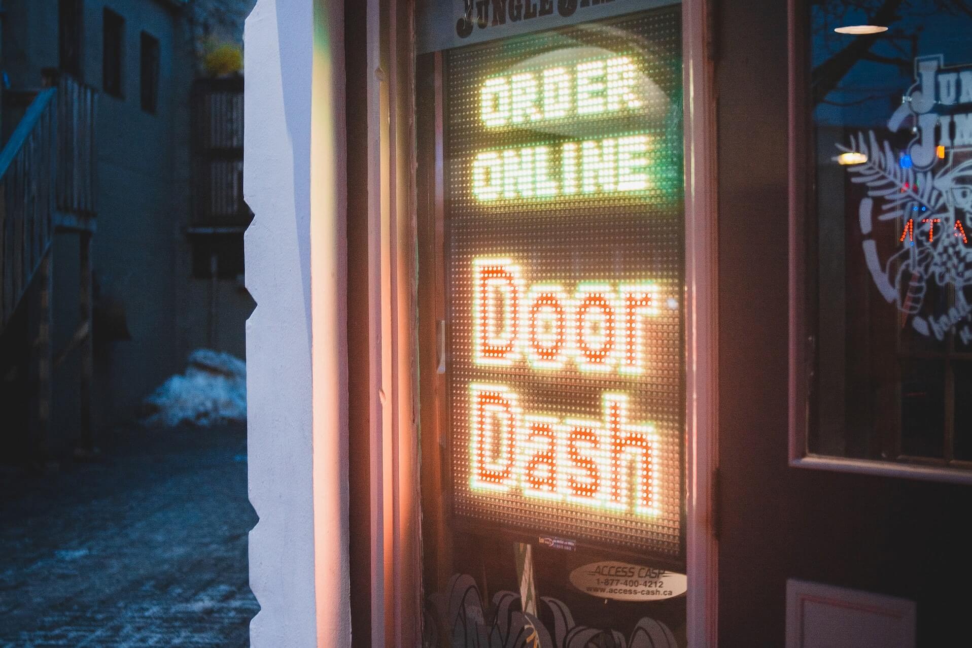 DoorDash food delivery