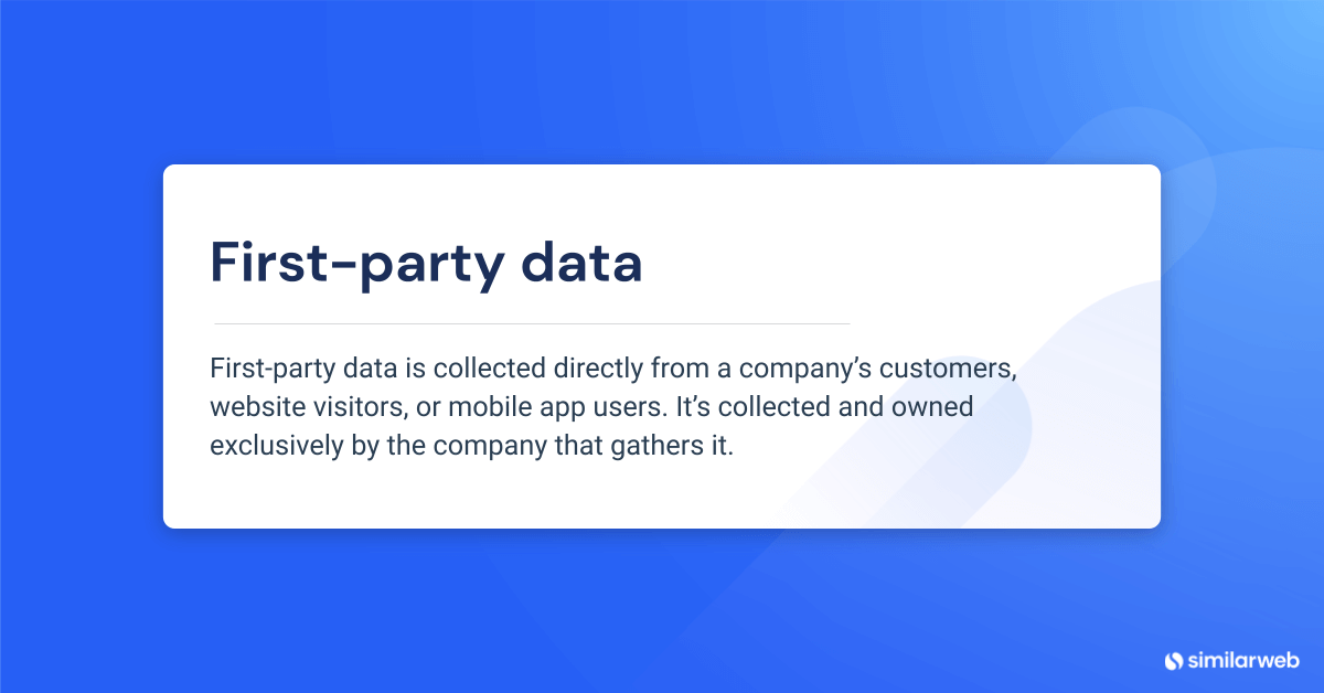 first-party data definition