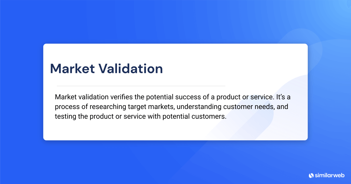 market validation definition