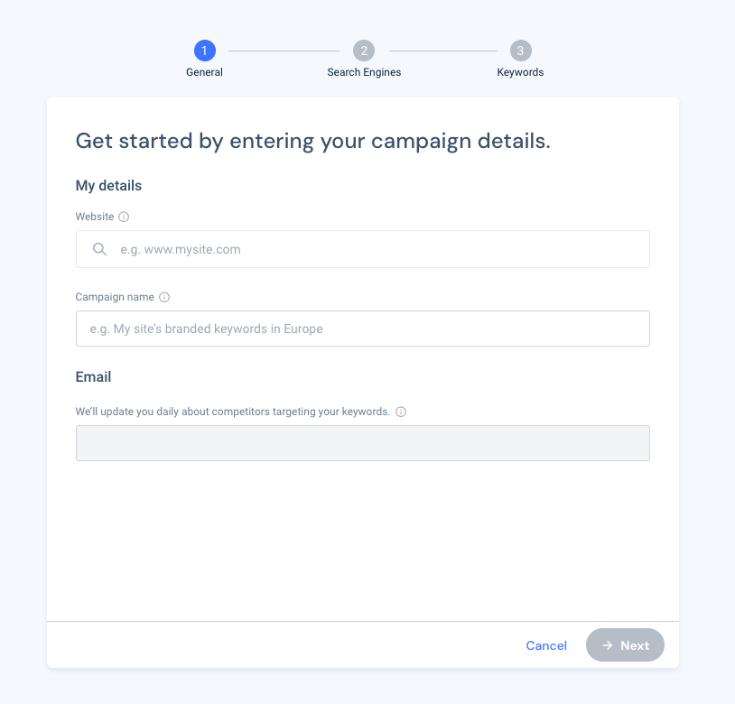 set up a brand protection campaign