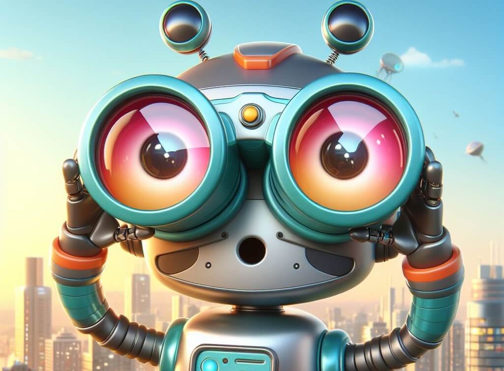 ChatGPT search (AI generated cartoon)
