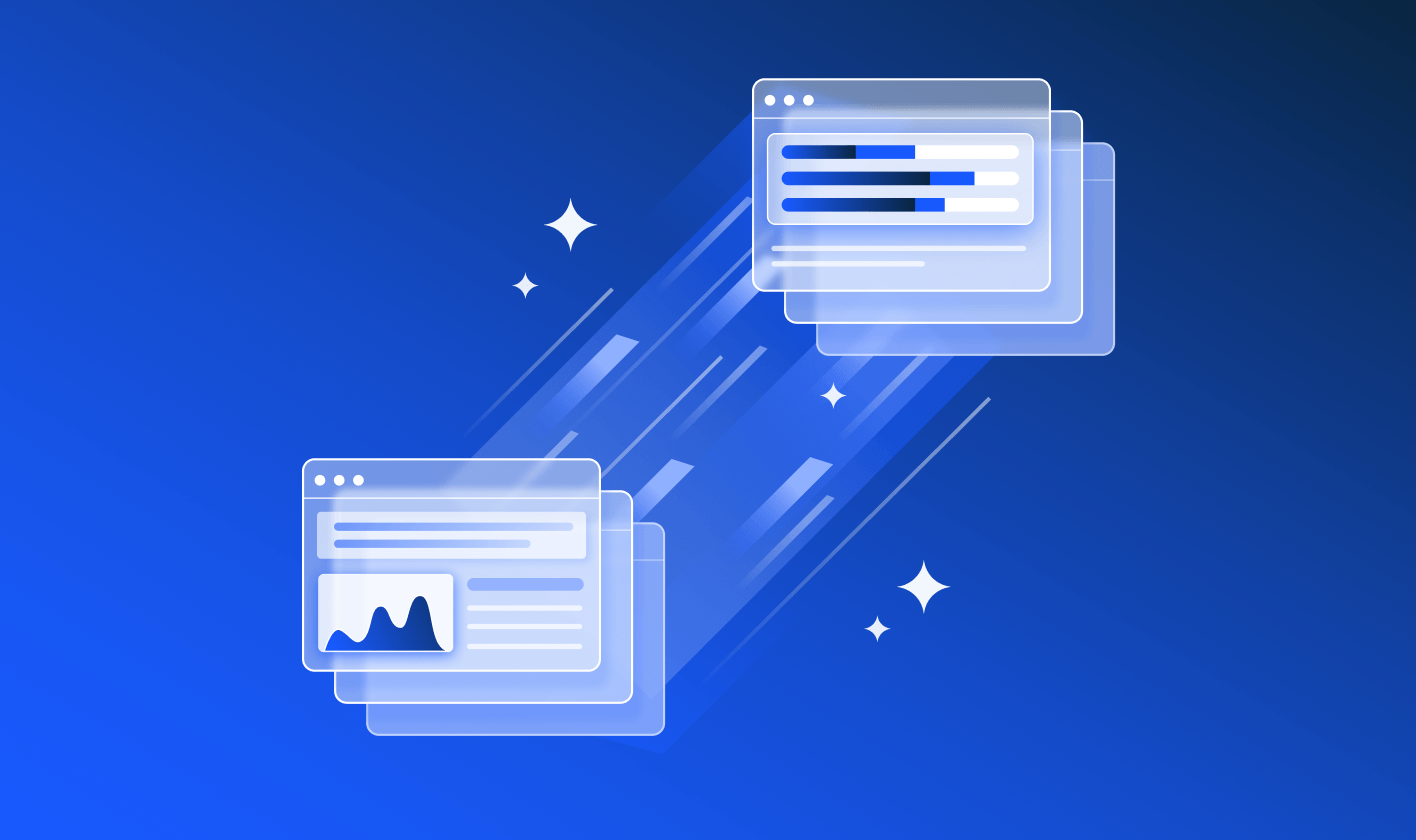 Illustration of web pages communicating with each other