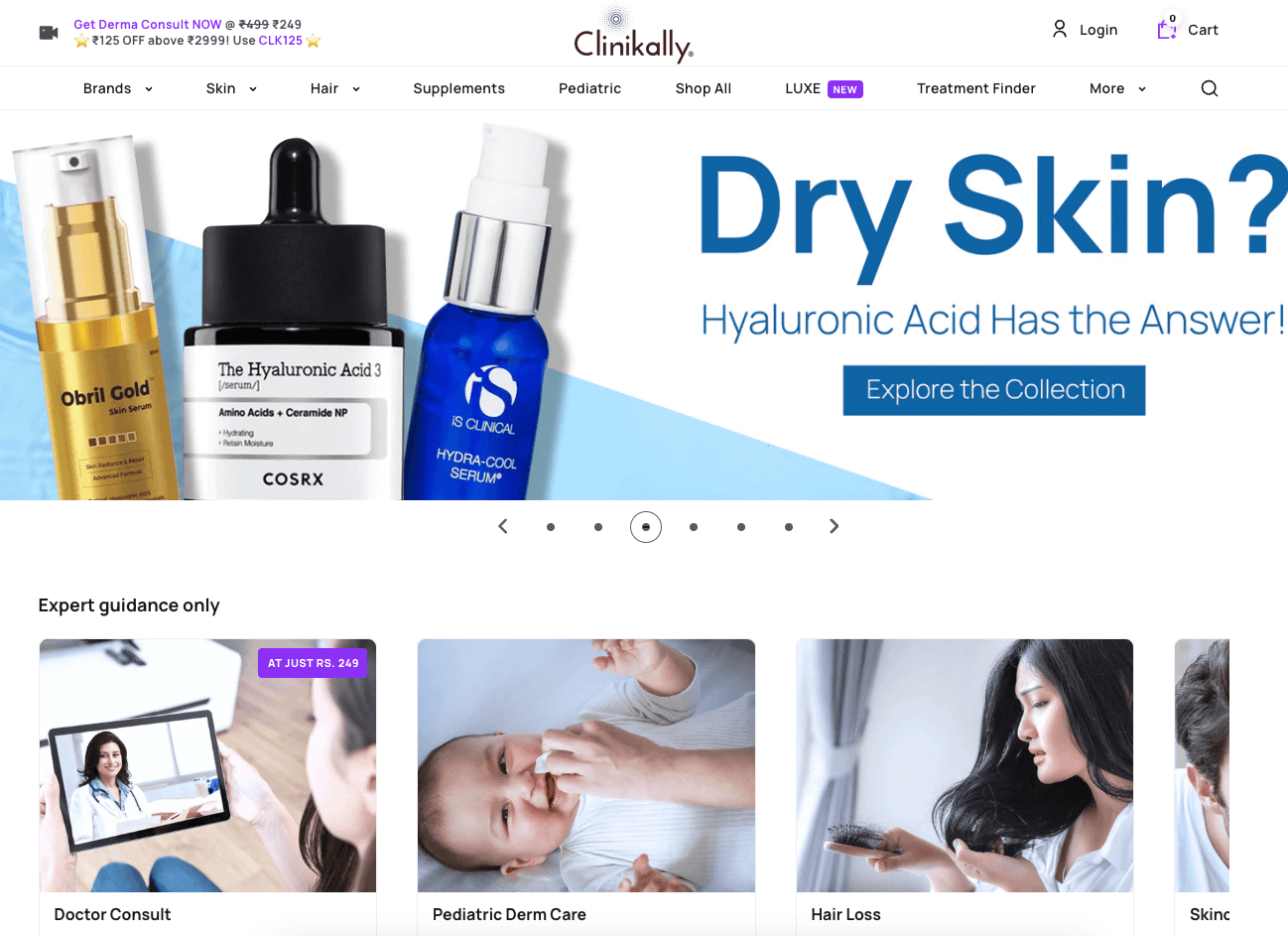 clinikally home page