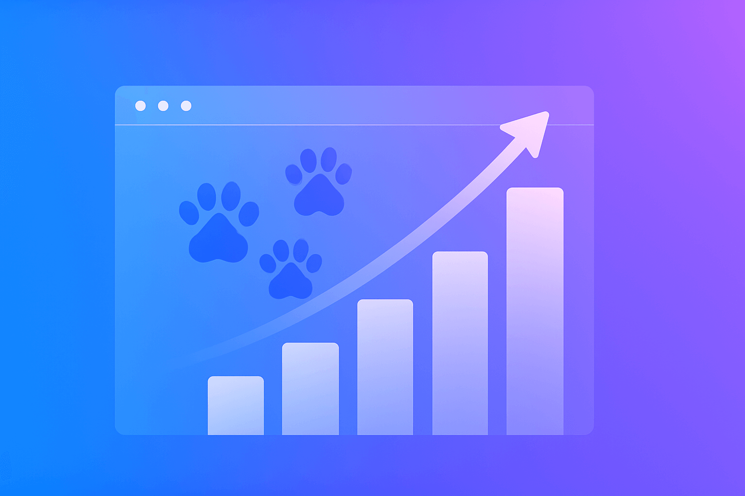 Picture of graph with paw prints