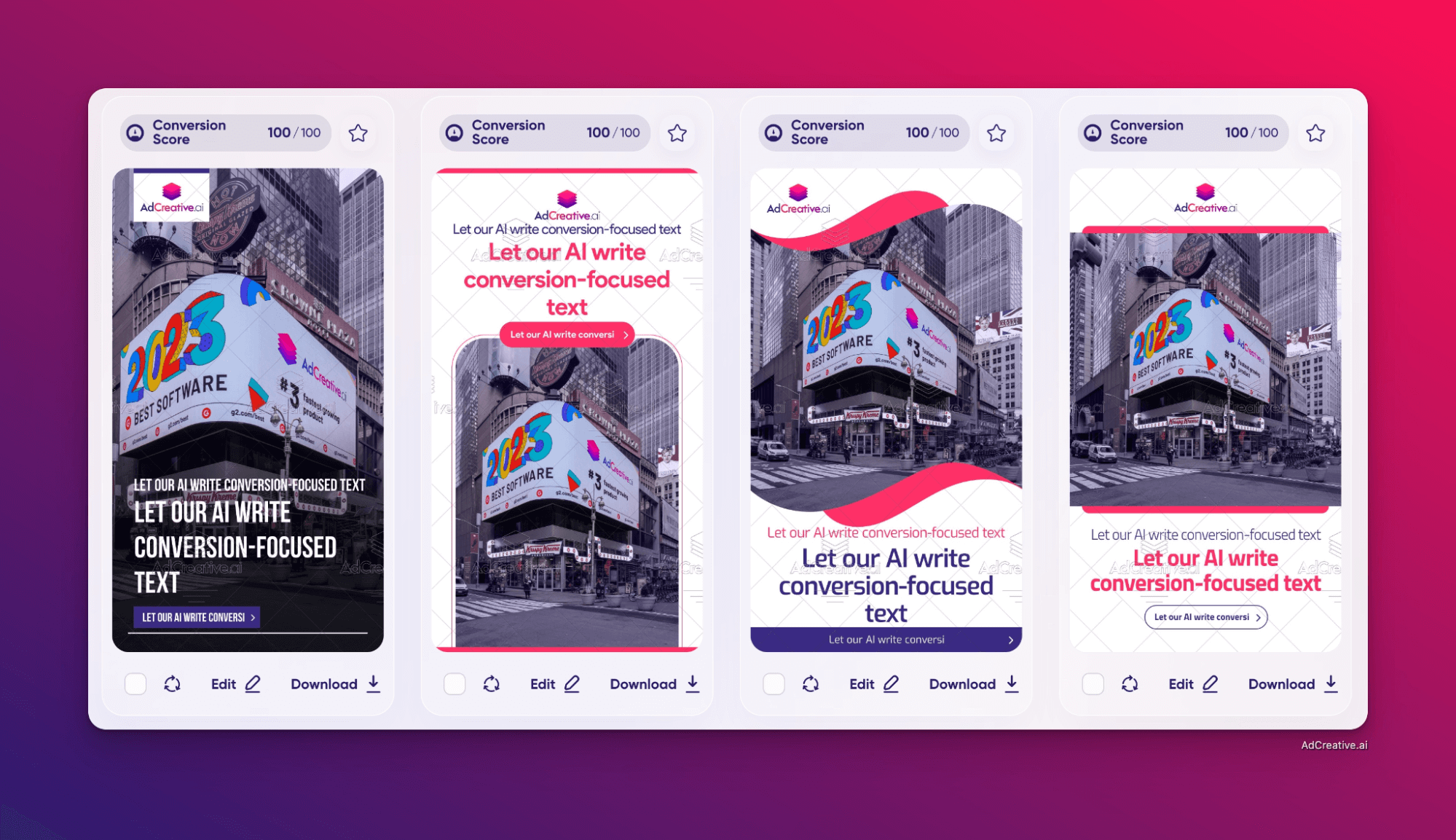 AdCreative.ai platform