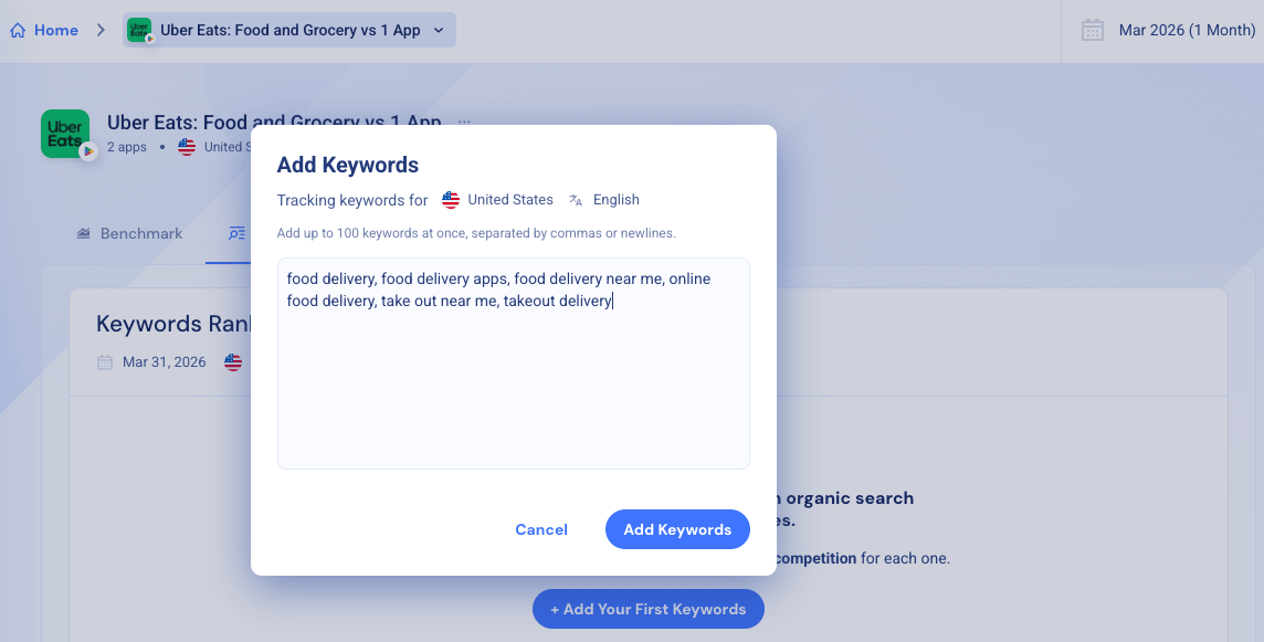 Add keywords