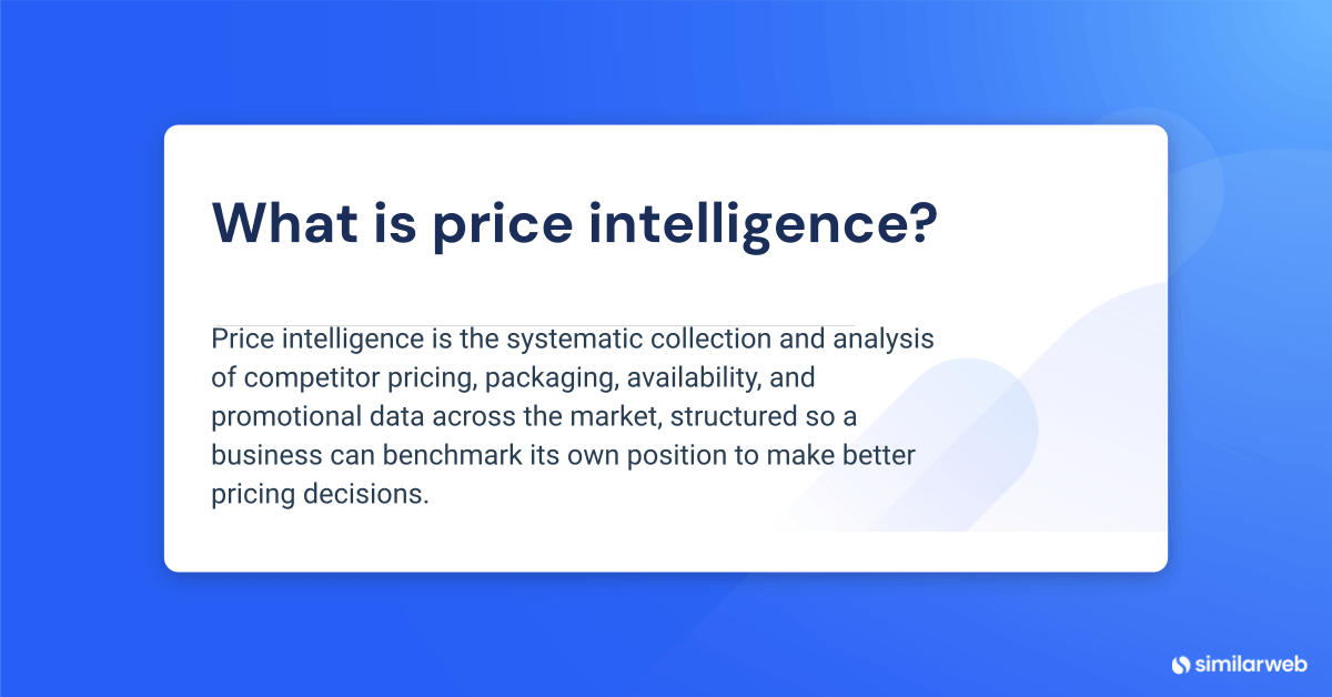 A definition of price intelligence