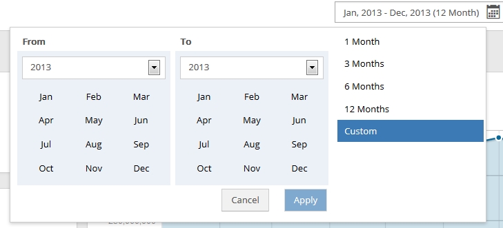 Date Range Picker in Similarweb
