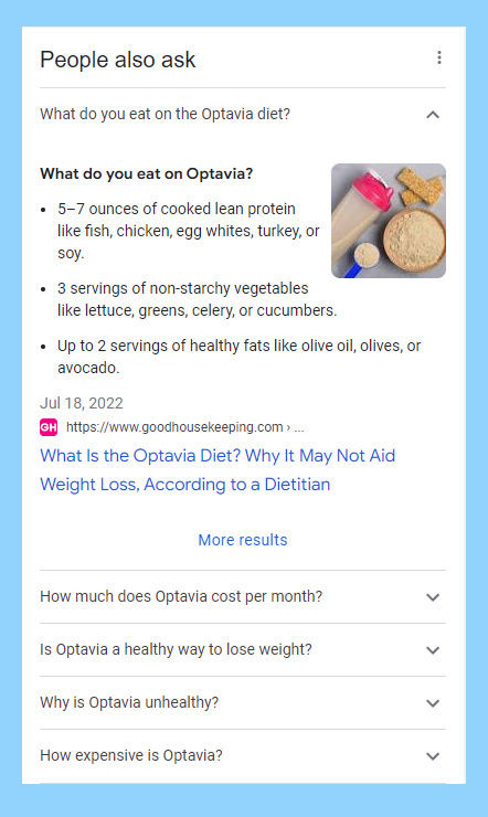 Expanded People Also Ask SERP feature