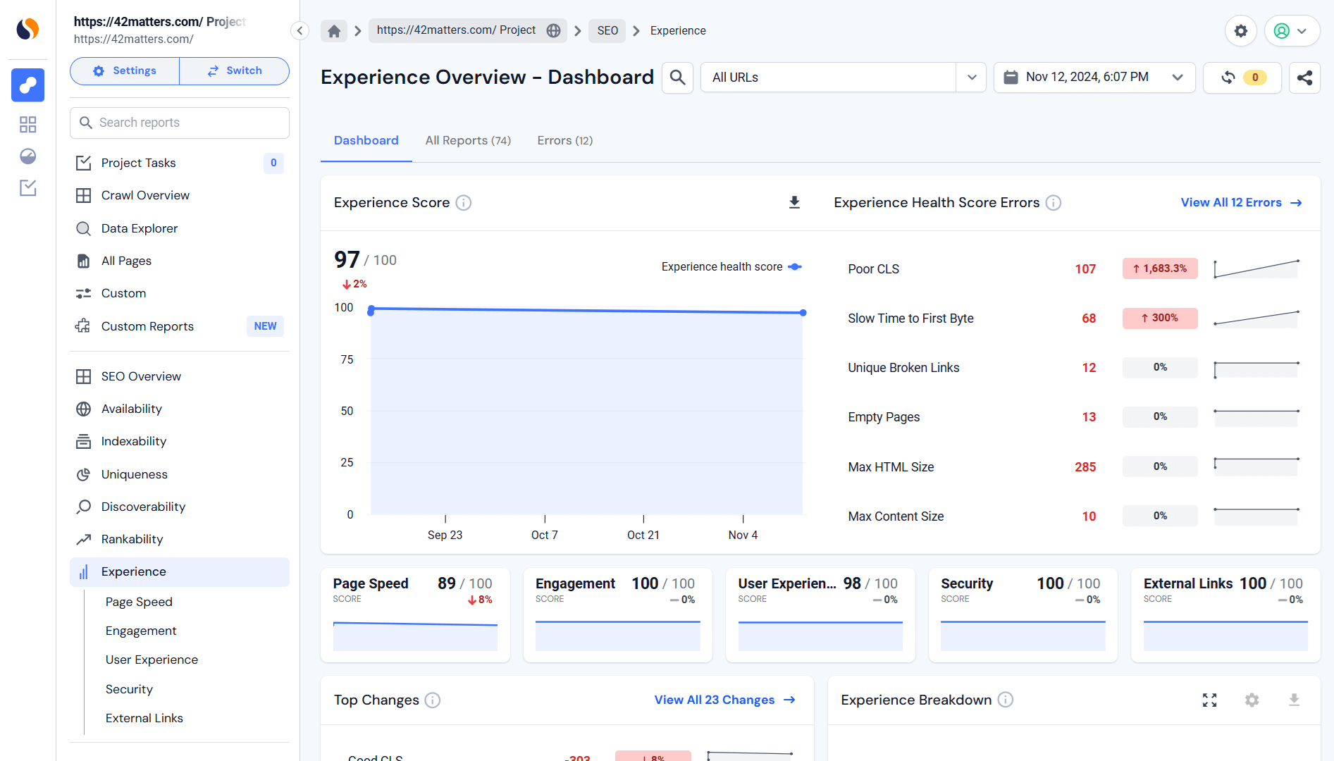 Improve technical SEO