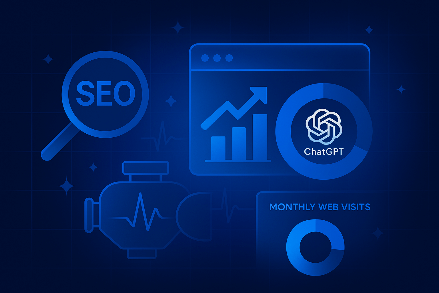 ChatGPT monthly visits: An SEO analysis
