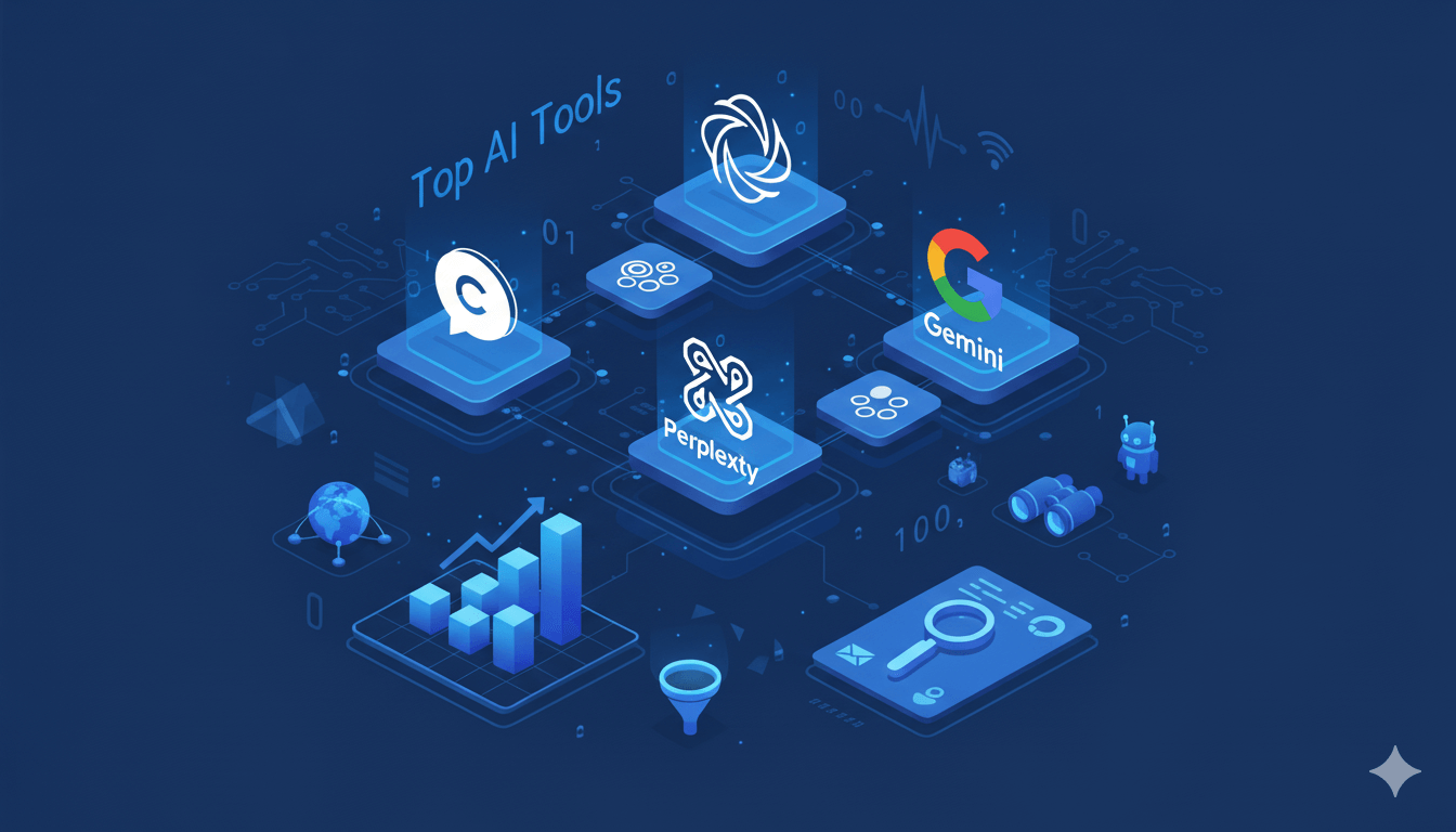 Top AI tools by web and app usage