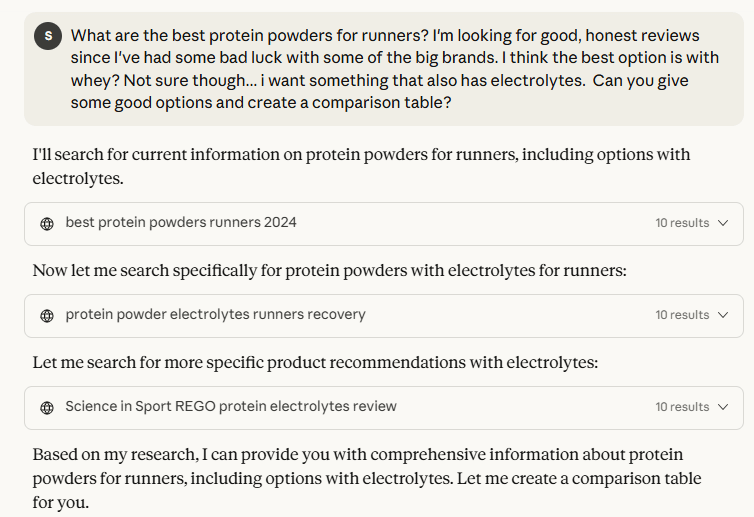 Fan out queries on Claude