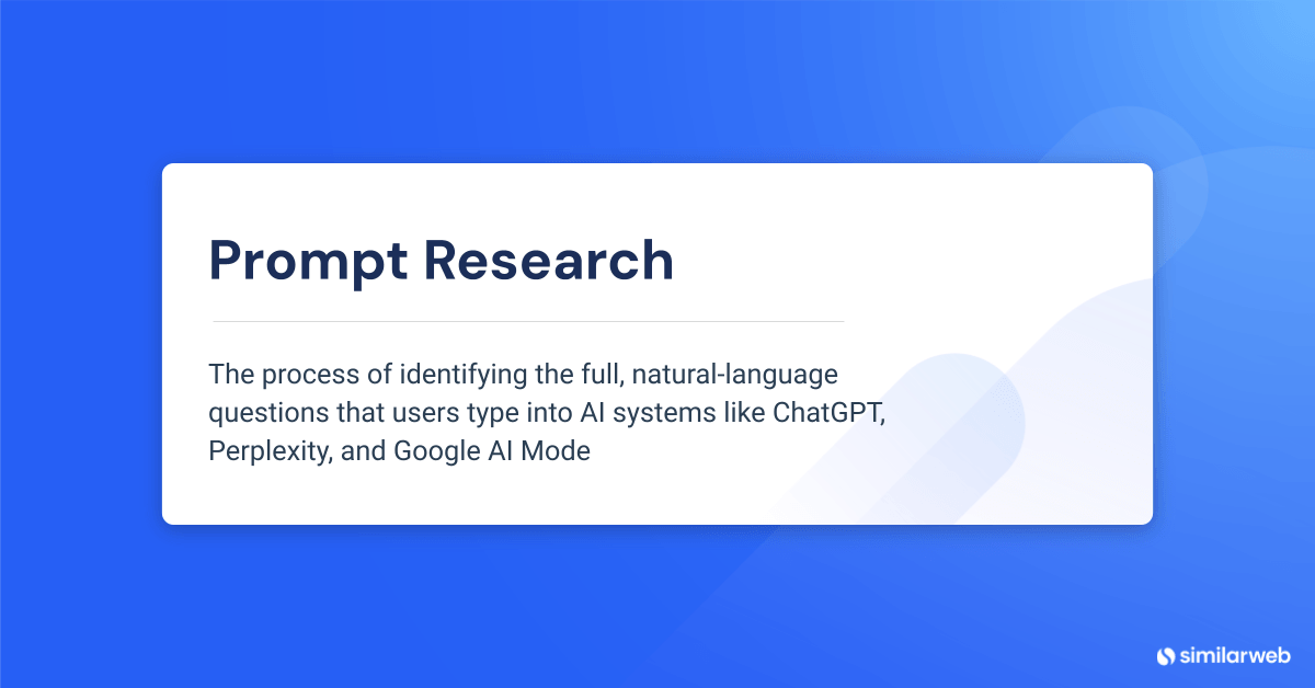 What is prompt research