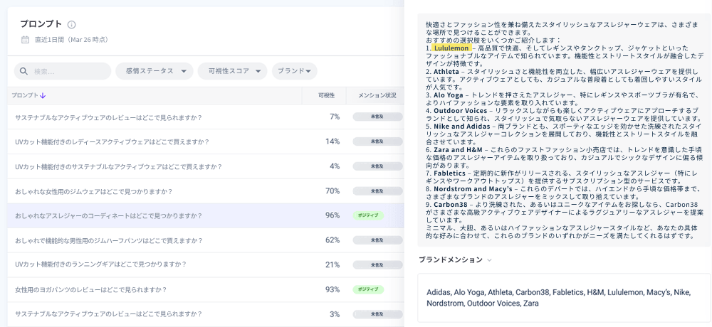 プロンプト分析とAI回答全文