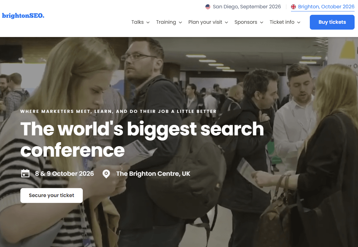 BrightonSEO UK (Autumn)