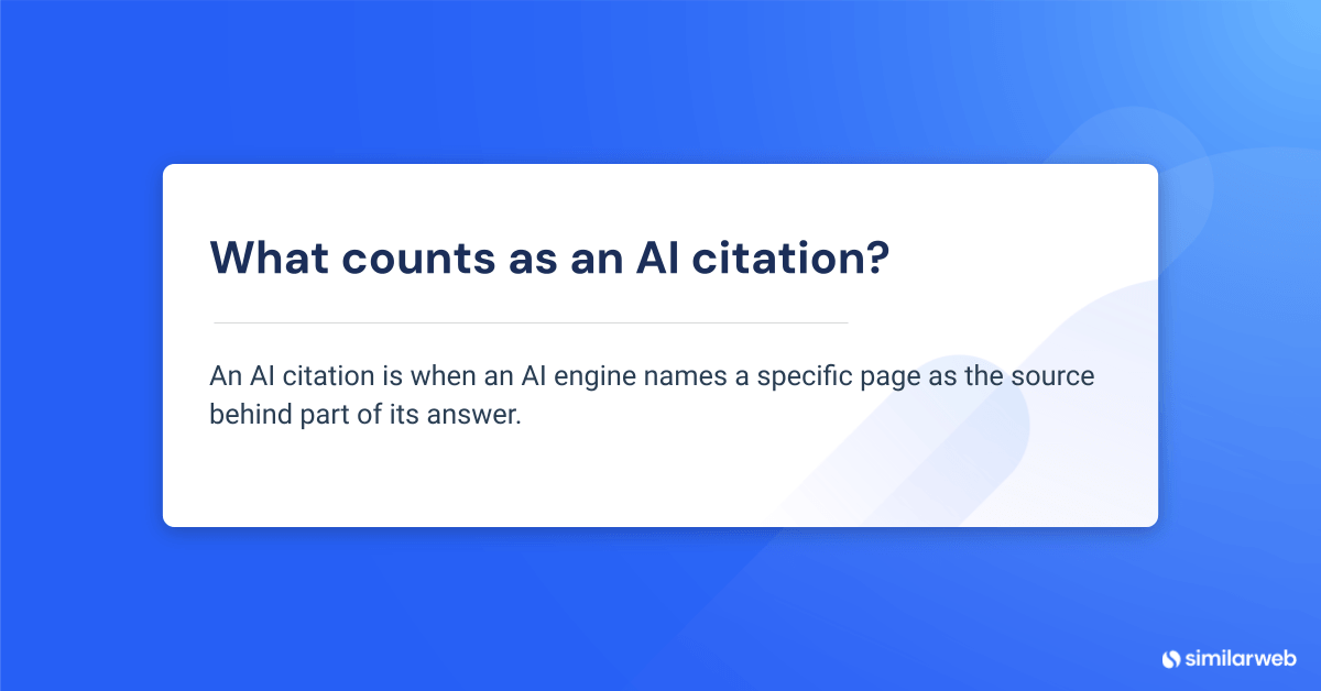 What counts as an AI citation