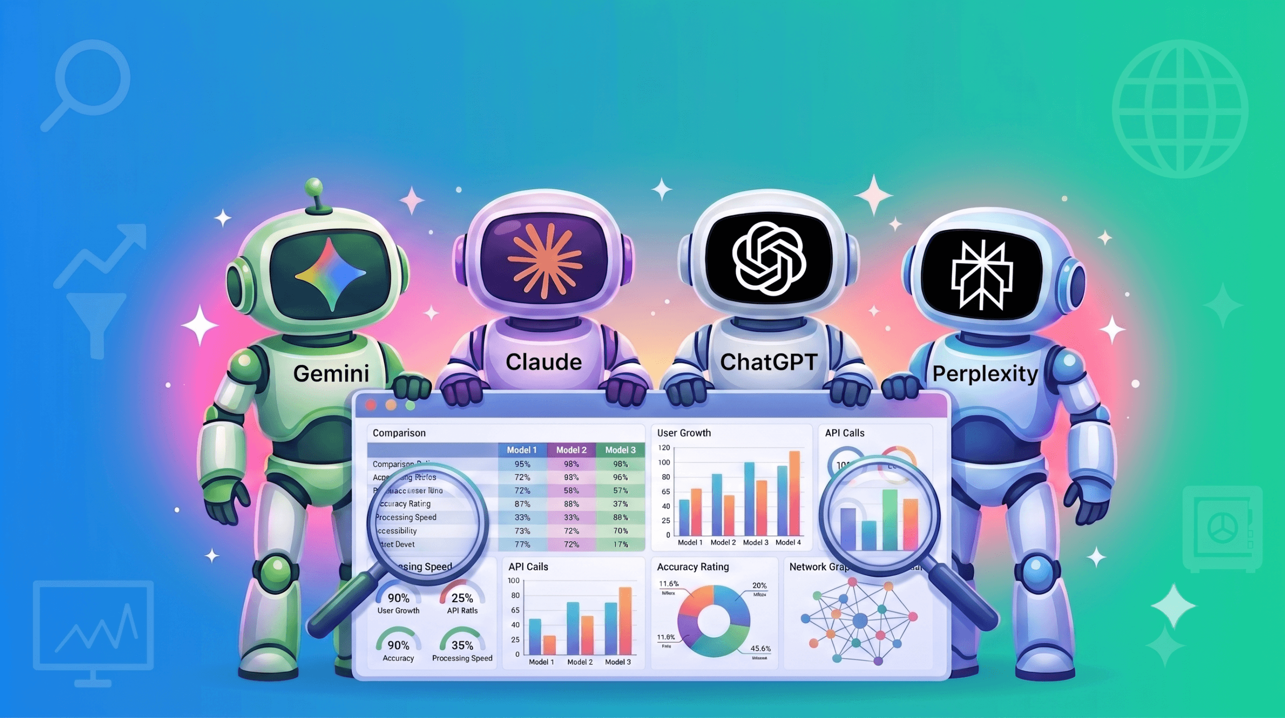 ChatGPT vs Gemini vs Claude vs Perplexity