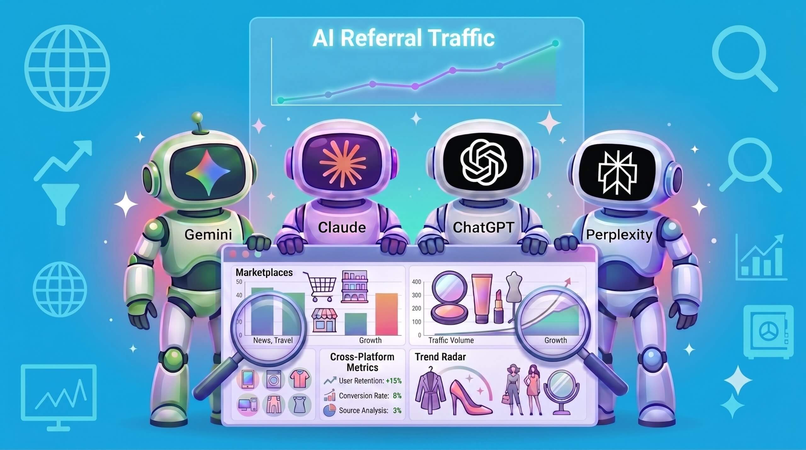 AI Referral Traffic by Industry